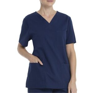 Scrubstar Unisex Solid V-Neck
Scrub Top Navy Blu Indigo XL